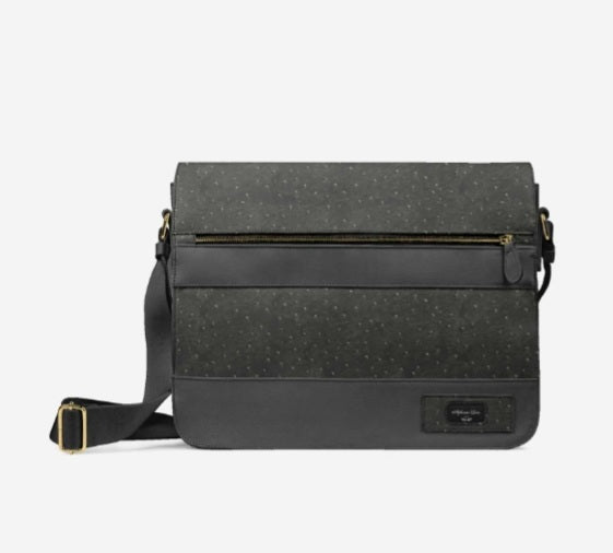 Struzzo Nero Messenger Bag