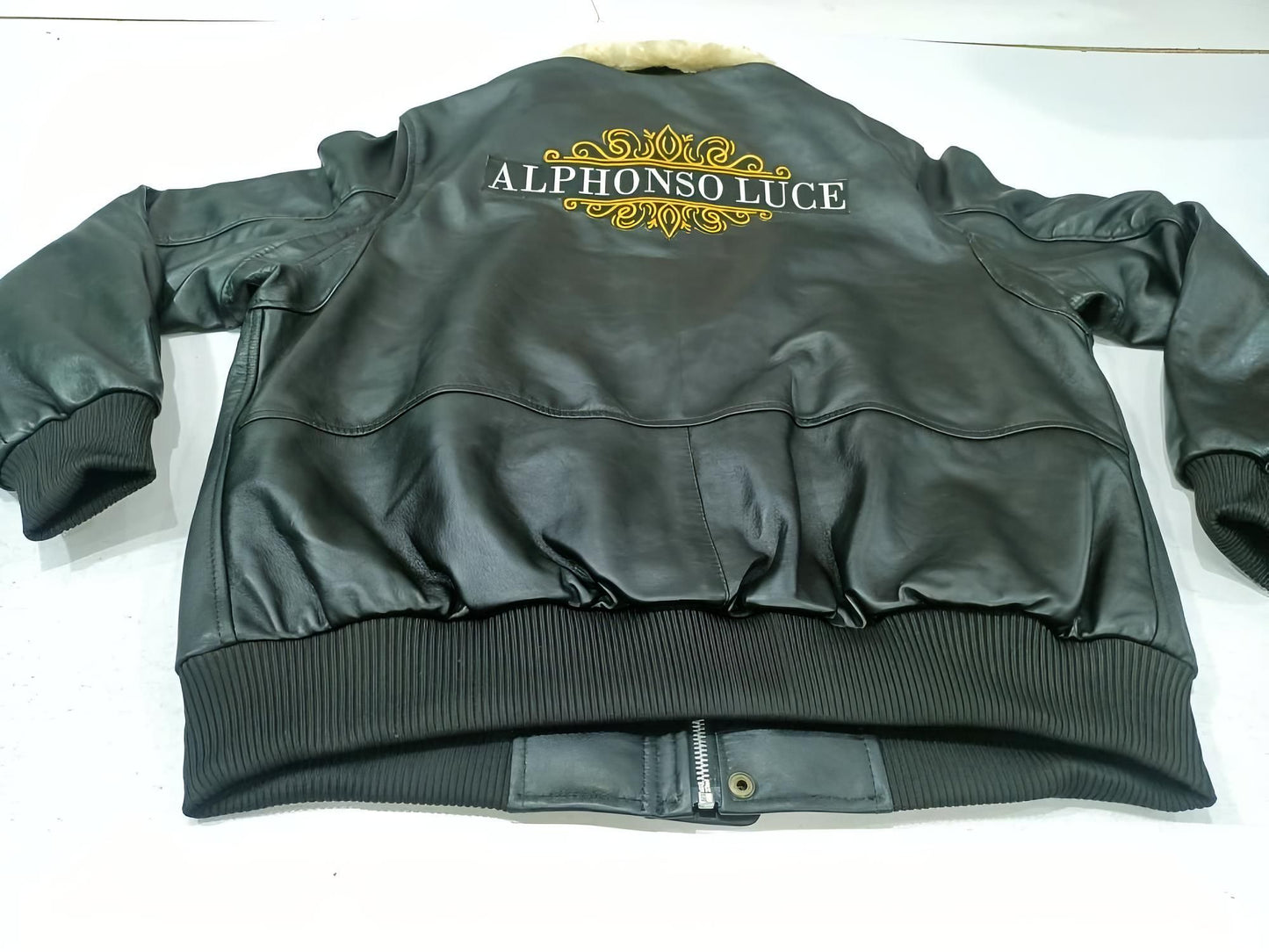 Assalire Aviator Leather Jacket