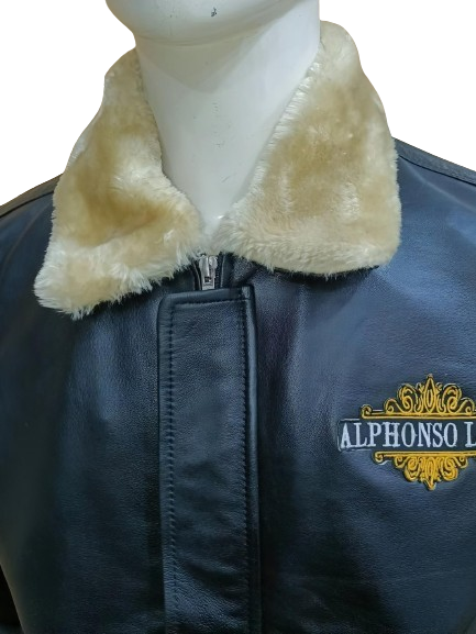 Assalire Aviator Leather Jacket